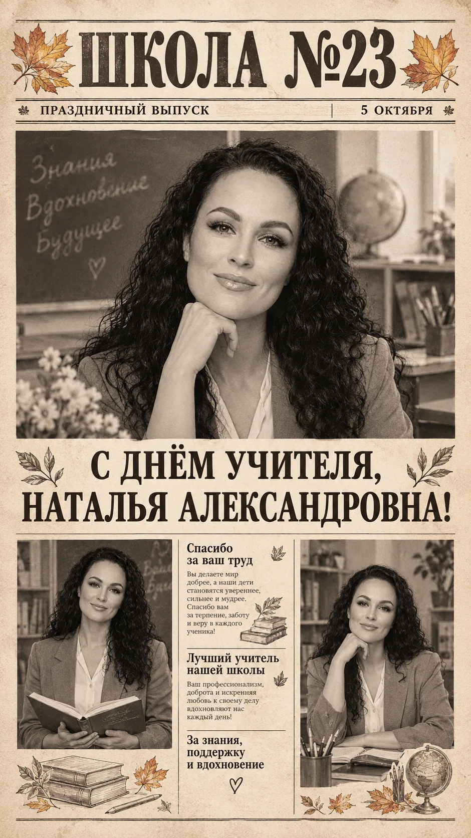 🍂 5 октября — День учителя! 🍎📚