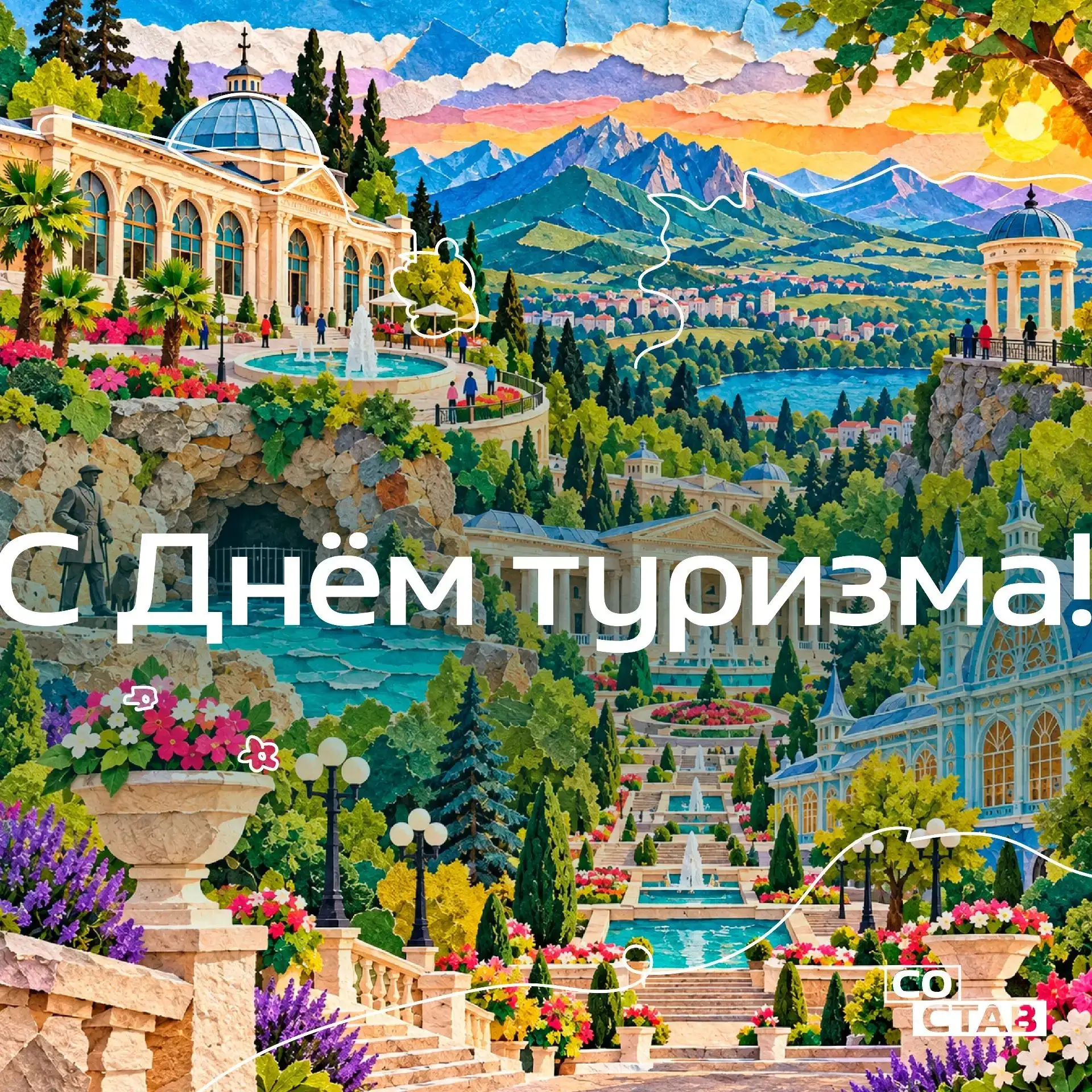 ✈️ Команда СОСТАВа поздравляет тебя с Днем туризма!