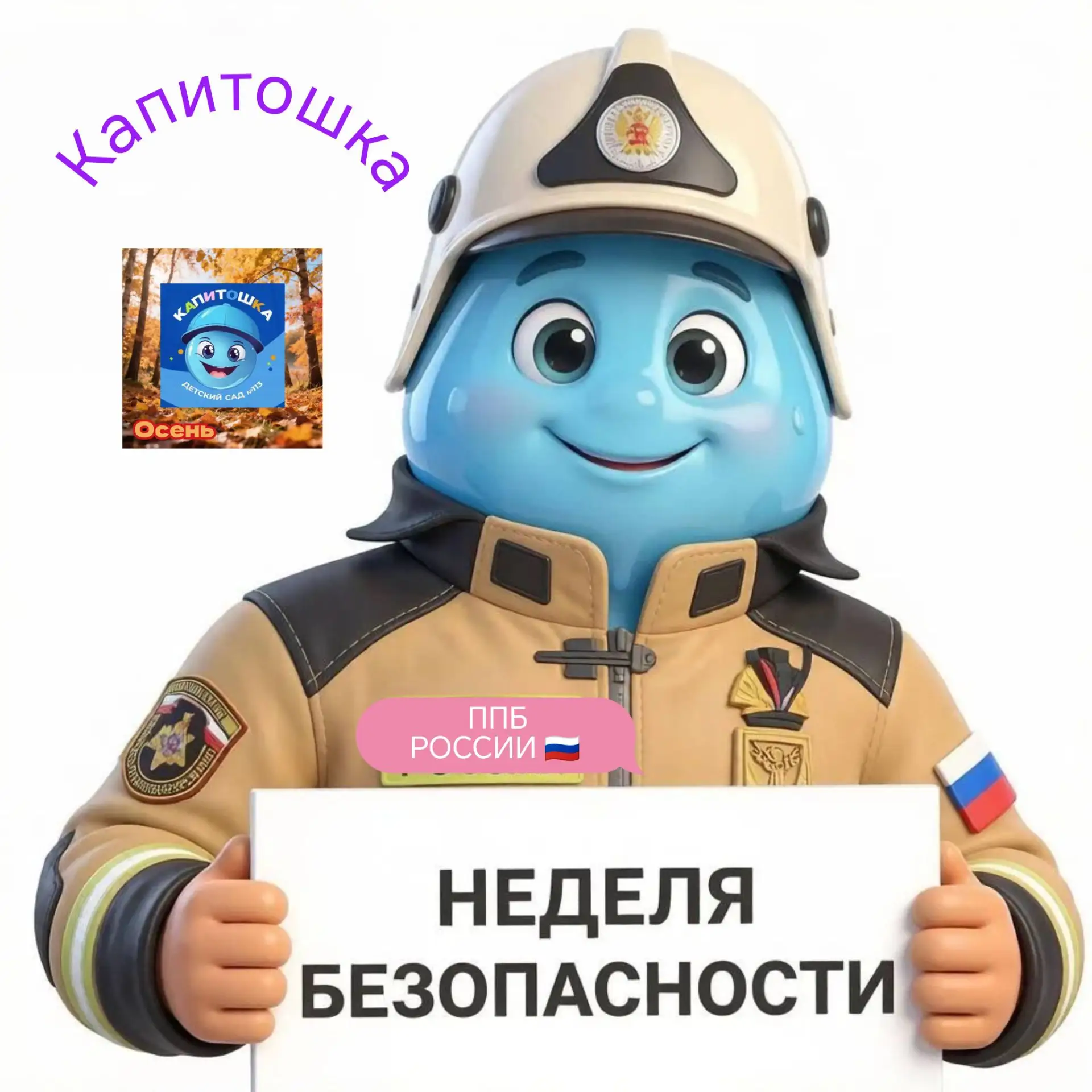 В детском саду с 7 по 11 сентября, пройдет неделя безопасности 🚔🚒🧑‍🚒👮