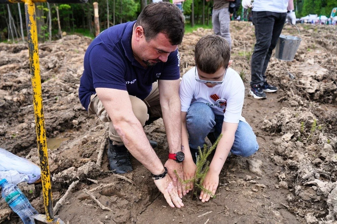 В Химках открылась центральная площадка Всероссийской акции «Сад памяти» 🌲16 мая в Сходненском участ