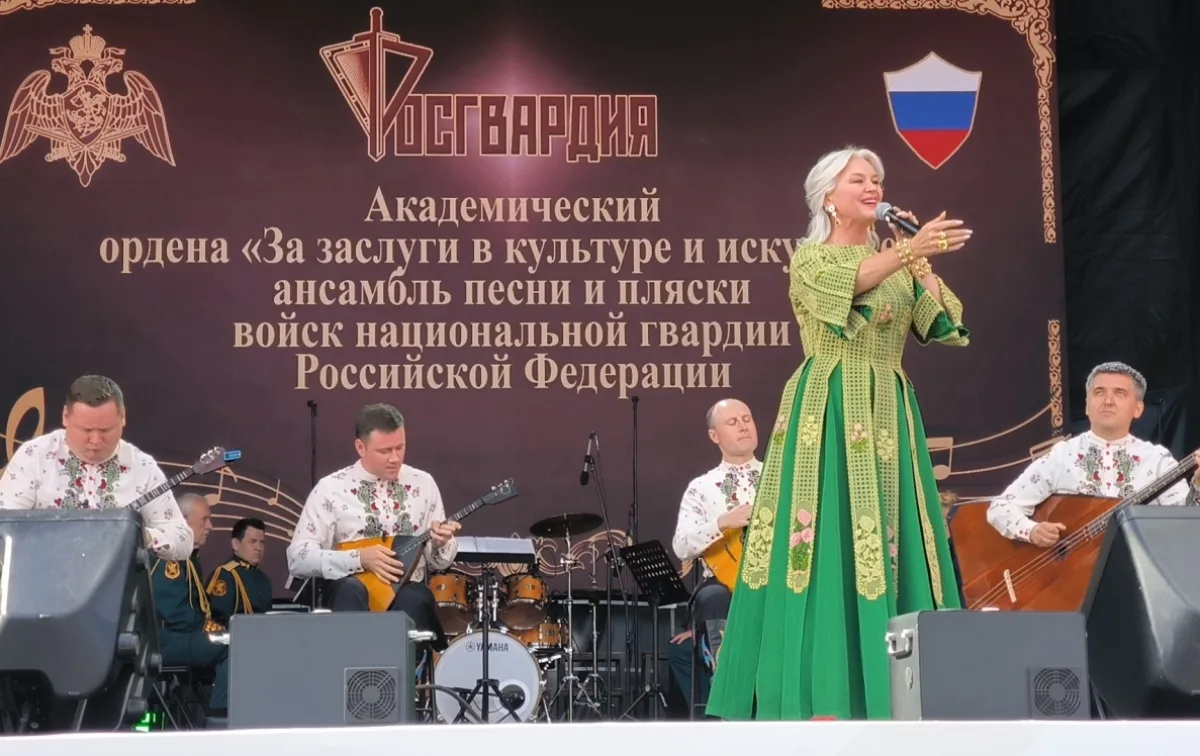Академический ансамбль песни и пляски Росгвардии выступил в Ульяновске