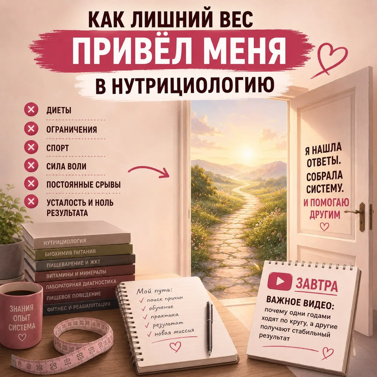 26 лет я проработала в медицине и при этом сама долго была «в теле», никак не могла ни ...