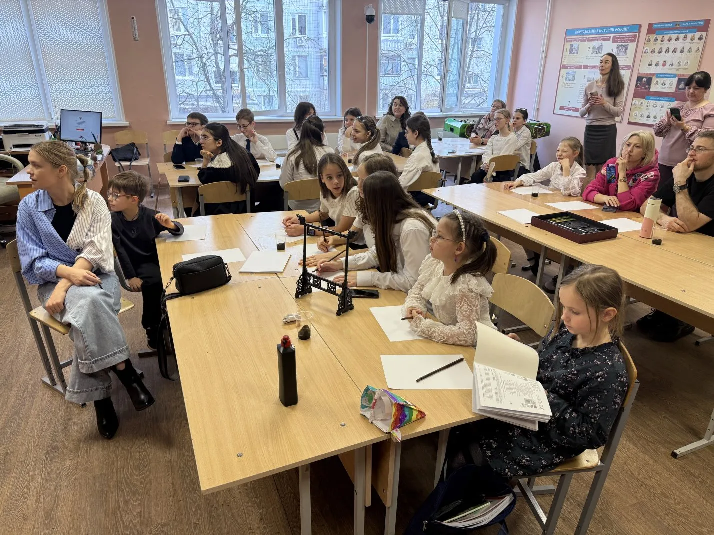 Мастер класс по каллиграфии ✍️ «Китайская письменность» от педагога национальной китайской 🇨🇳 школы.