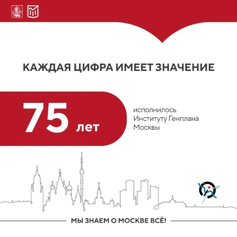 Институту Генплана Москвы — 75 лет. С момента основания его сотрудники помогают создава...