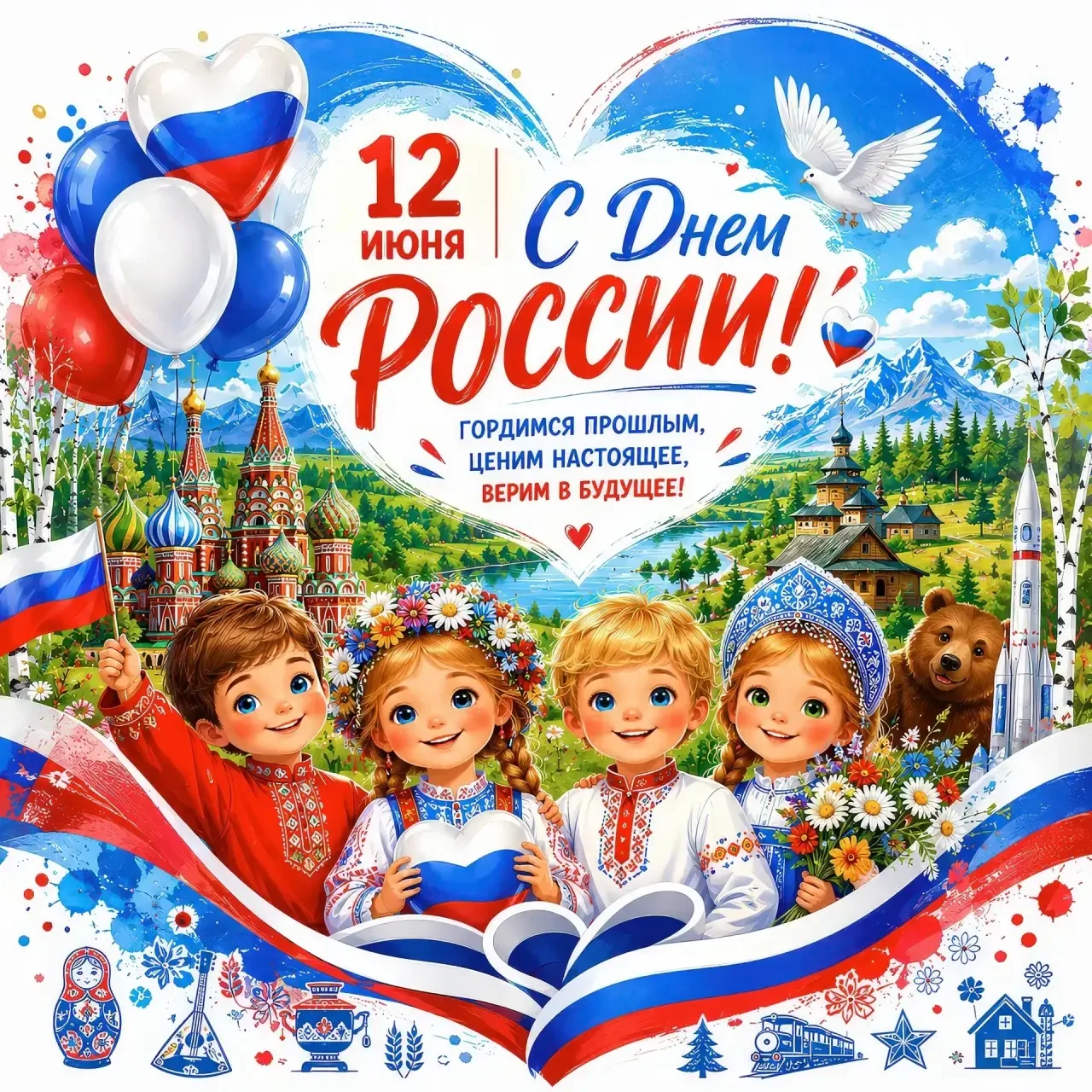 С Днём России! 🇷🇺

🇷🇺С самого утра разливаются песни о России — звучат мелодии, полные гордости 