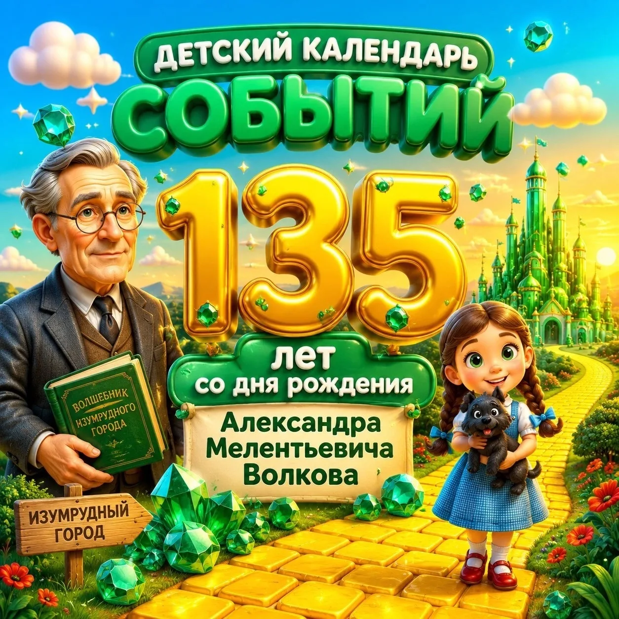 🧡135 лет Александру Волкову: не просто сказочник💫

Для многих Александр Волков — это папа Элли, Ст