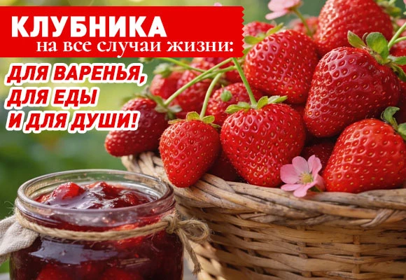 Клубника на все случаи жизни: для варенья, для еды и для души! 🍓  Мы знаем, что выбрать клубнику неп