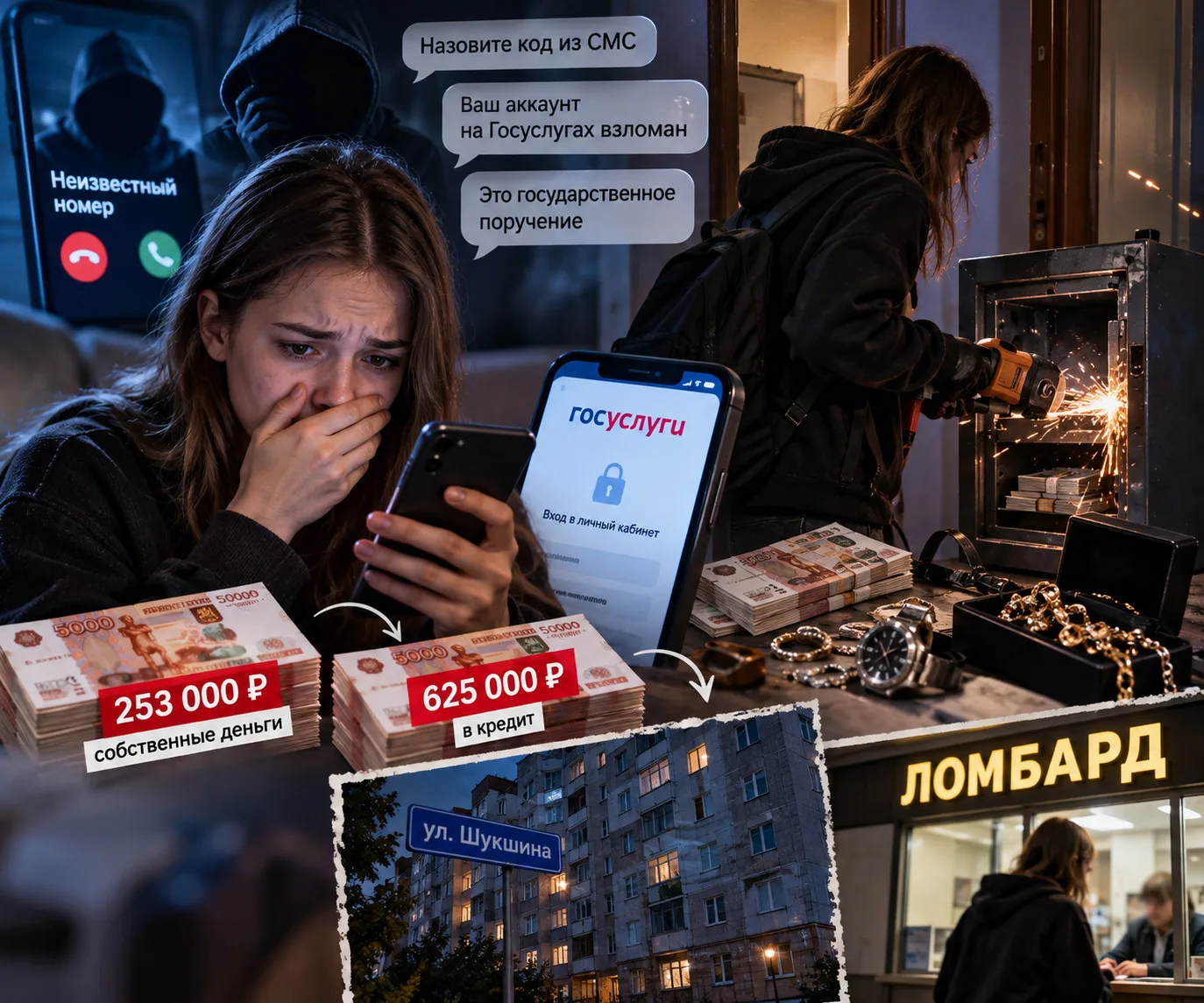 😱 Мошенники заставили 19-летнюю омичку обокрасть чужую квартиру