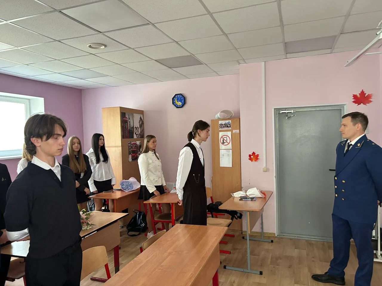 1 сентября в Лицее состоялась важная беседа с помощником прокурора Приморского района С...