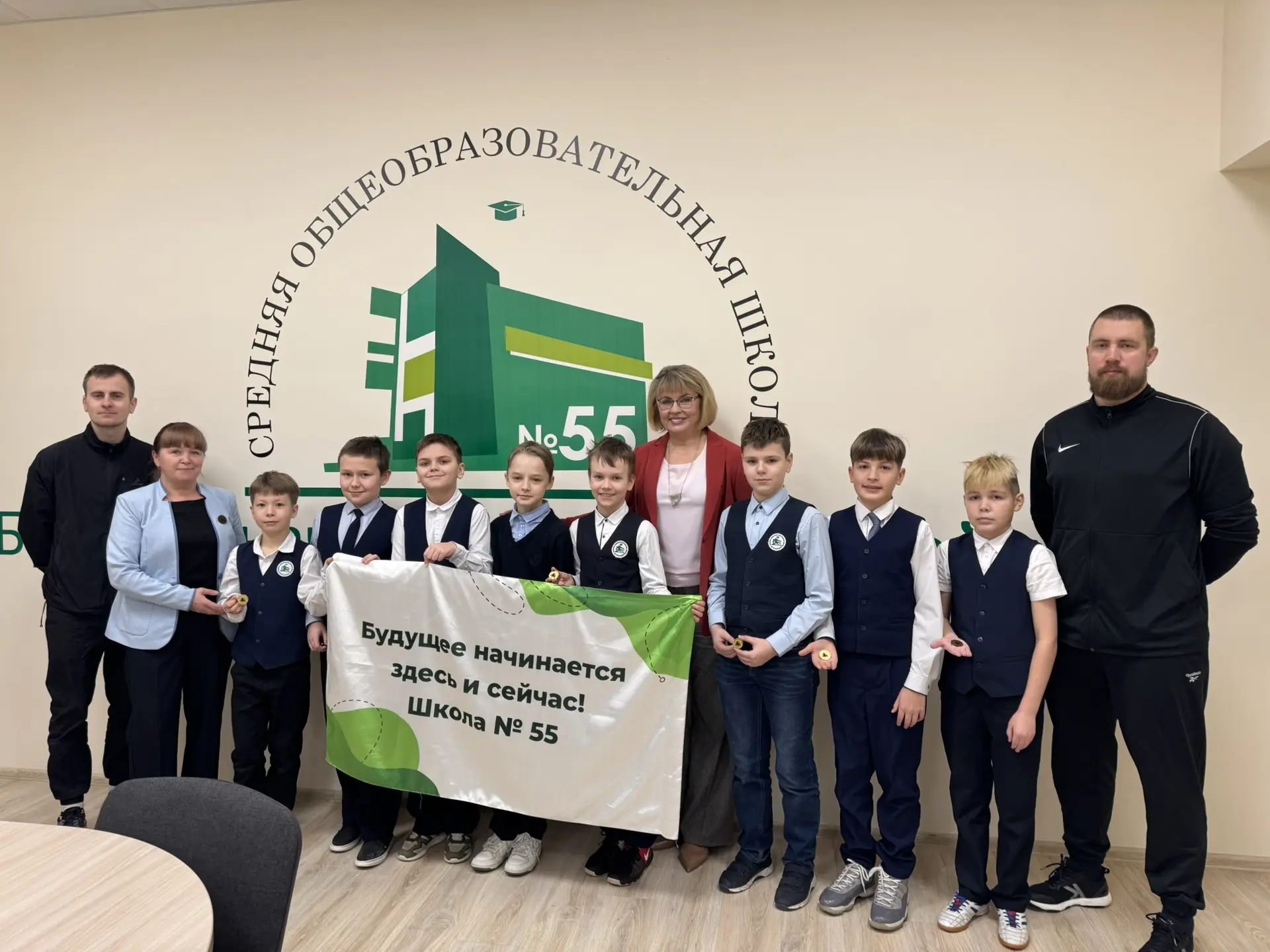 🏆«Победа начинается здесь!»  ⚽Футбольная команда нашей школы стоит на пороге большого события — межр