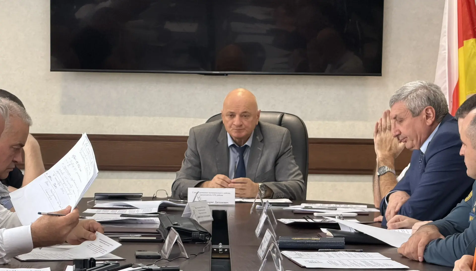 🔷В АМС района прошло заседание Антитеррористической комиссии под председательством гла...