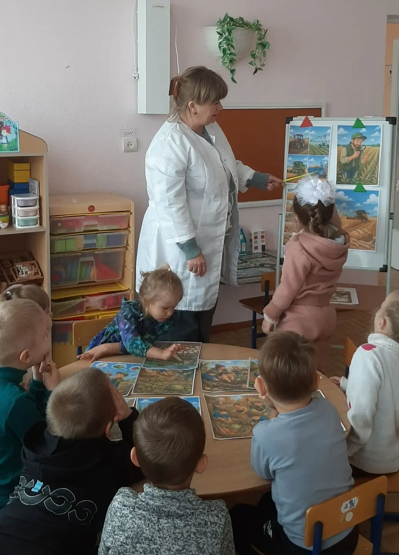 ✅ Сегодня в средней группе прошла познавательная беседа на тему сельского хозяйства в р...