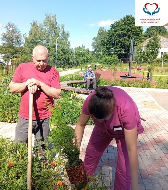 🌲🌸На филиале прошла акция по посадке туй.
Сотрудники высадили саженцы туи западной, выбрав их за д