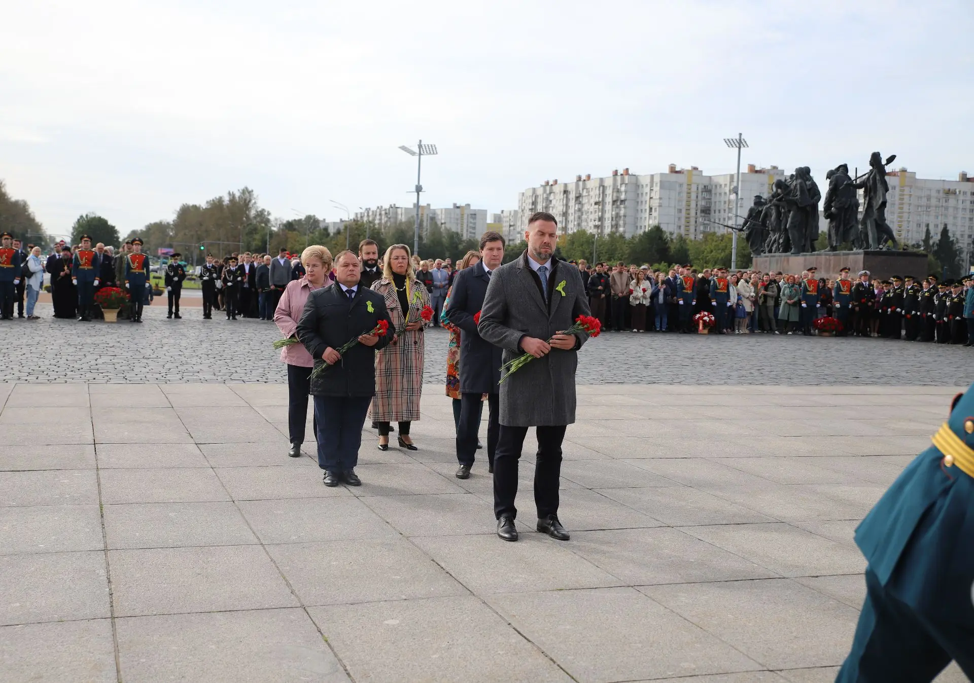 Председатель Архивного комитета Петр Тищенко принял участие в торжественно-траурной цер...