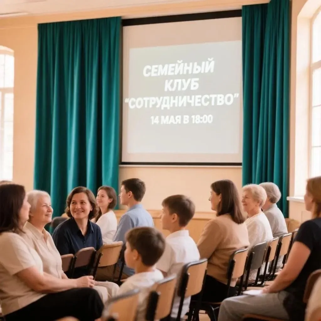 14 мая приглашаем на встречу семейного клуба «Сотрудничество»
