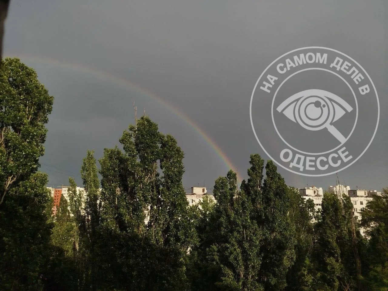 В Одессе, когда светит солнце и льёт дождь, этот дождь называют слепым, и самое невероятное — наблюд