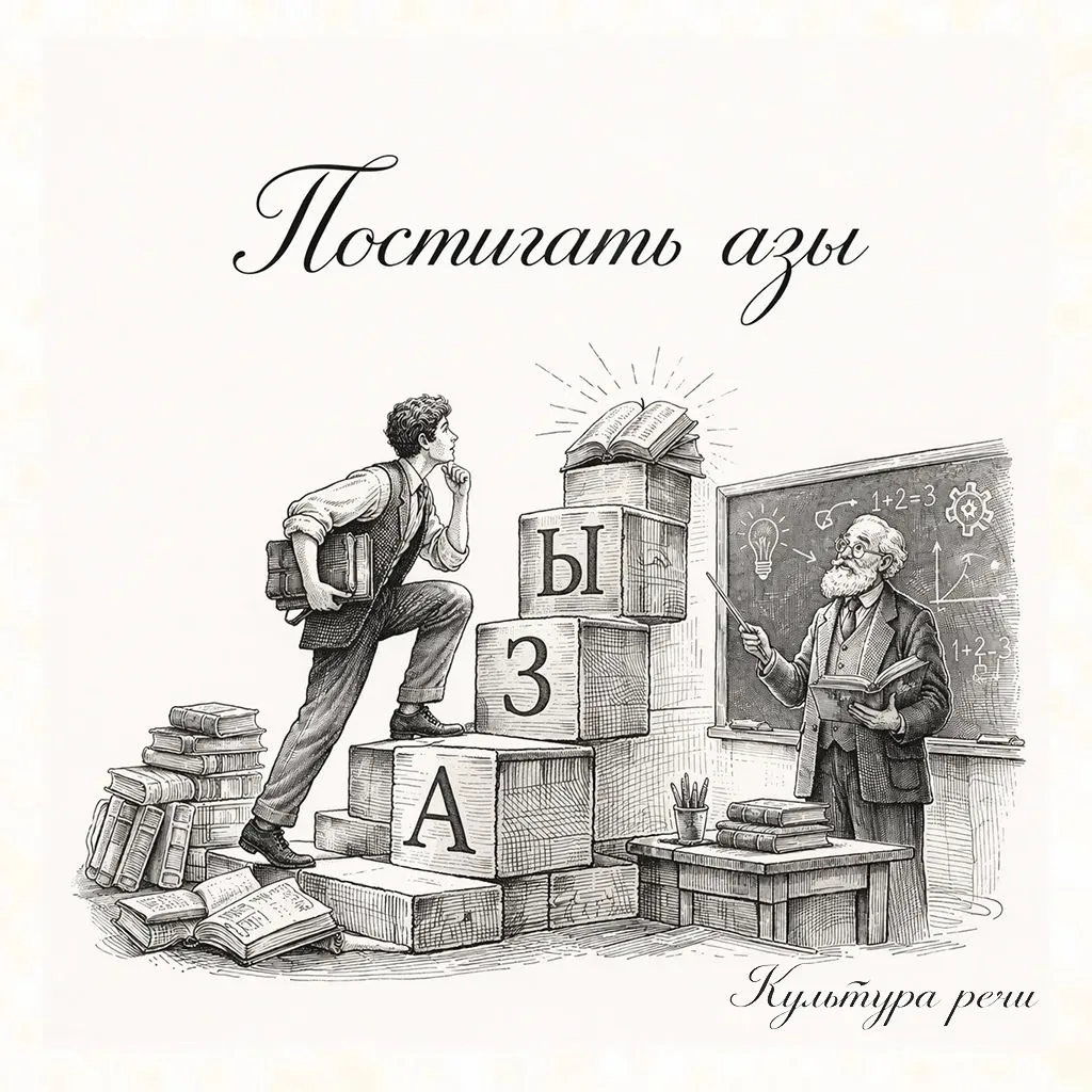 Постигать азы

Так говорят, когда начинают осваивать что-то с самых основ.

Слово «аз» — первая букв