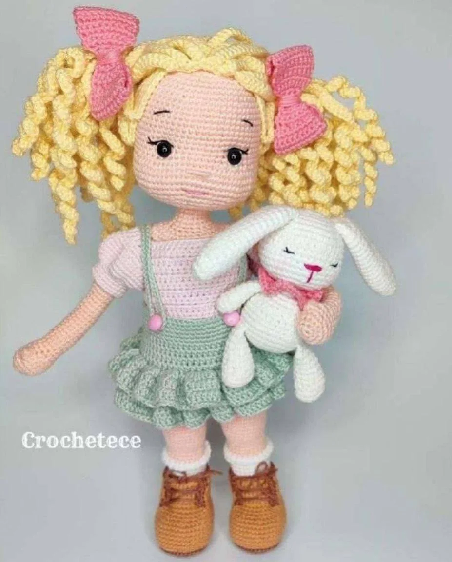 Куколка Дженни с кроликом 💓