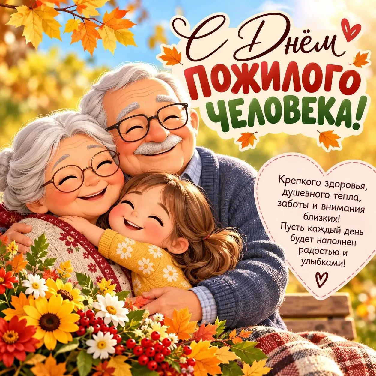 💐 1 октября — Международный день пожилых людей.