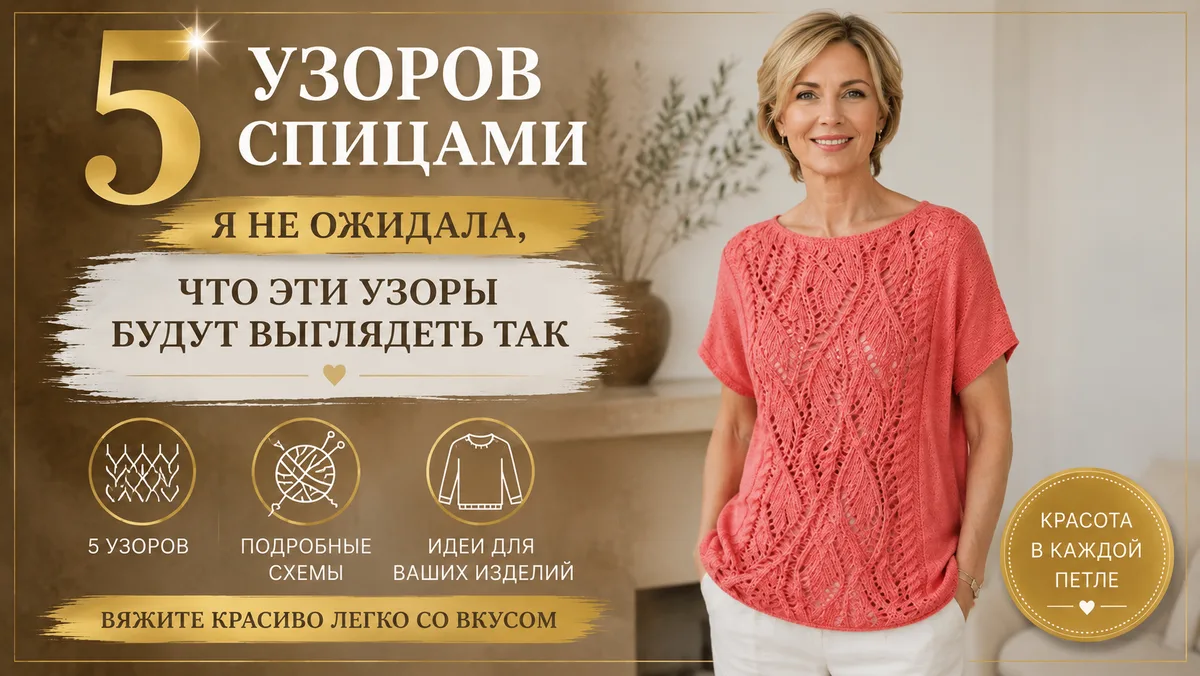 Я не ожидала, что эти узоры будут выглядеть так - https://dzen.ru/a/aikrIxYoJUFxgoCH