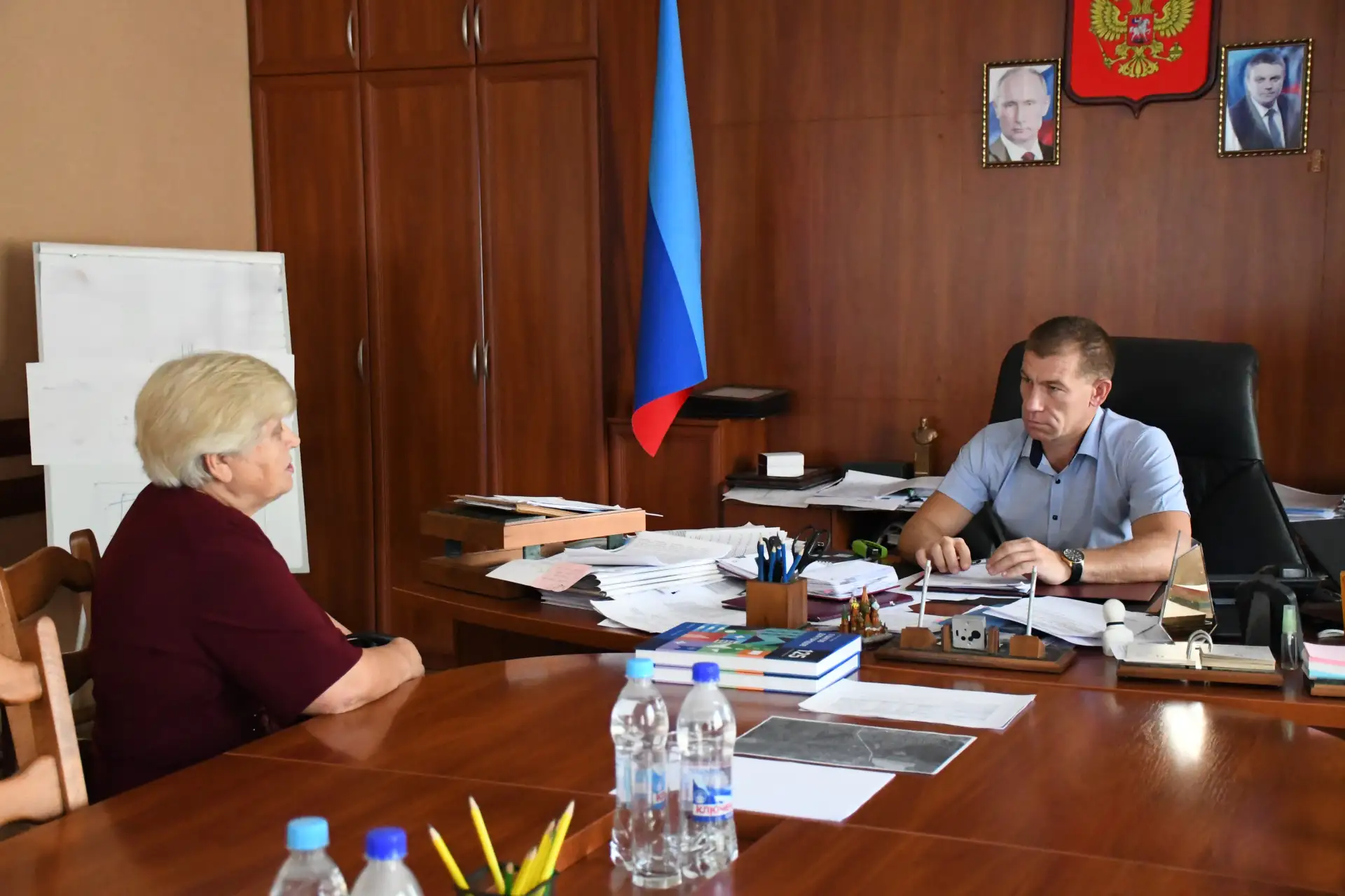 Глава городского округа город Первомайск Сергей Колягин провел очередной личный прием граждан. Встре
