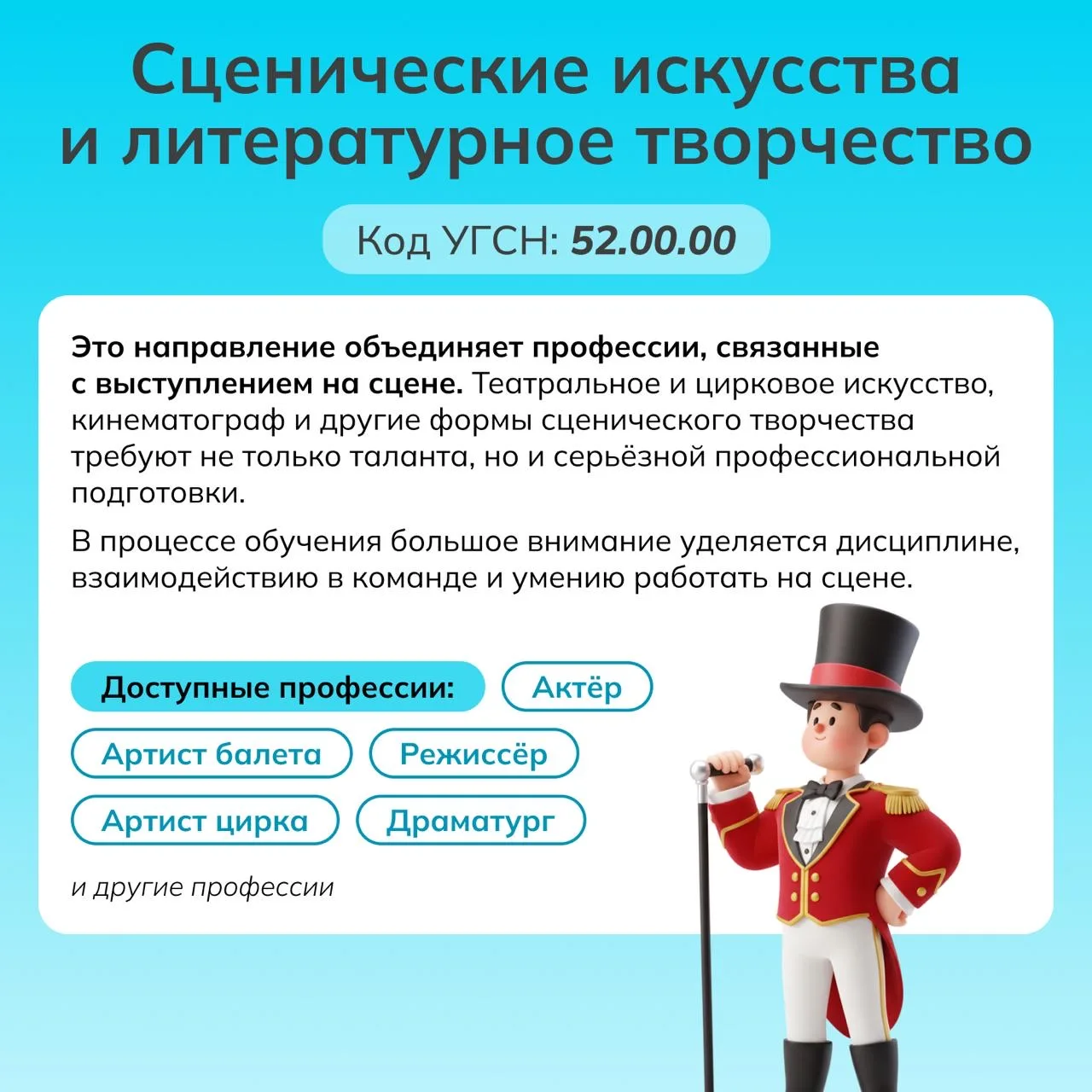 16 апреля, тема урока «Россия - мои горизонты» была-      Искусство и культура: направления обучения