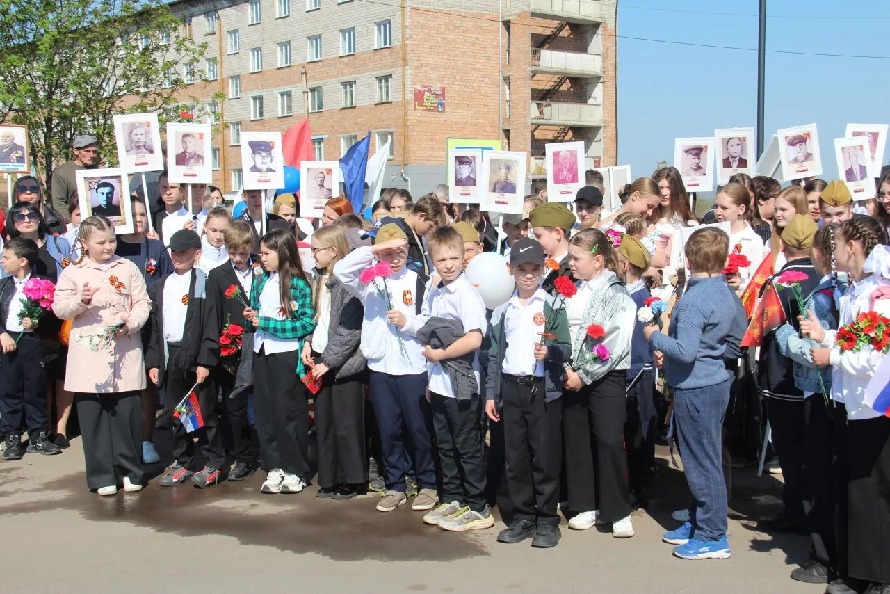 🇷🇺 9 мая в селе Краснотуранск состоялся митинг, посвященный 81-й годовщине Победы в Великой Отечеств