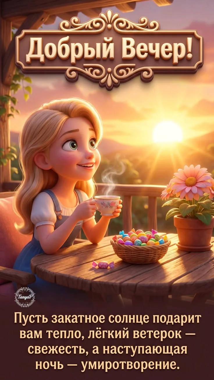 Доброго вечера! Отличного отдыха! ✨💐