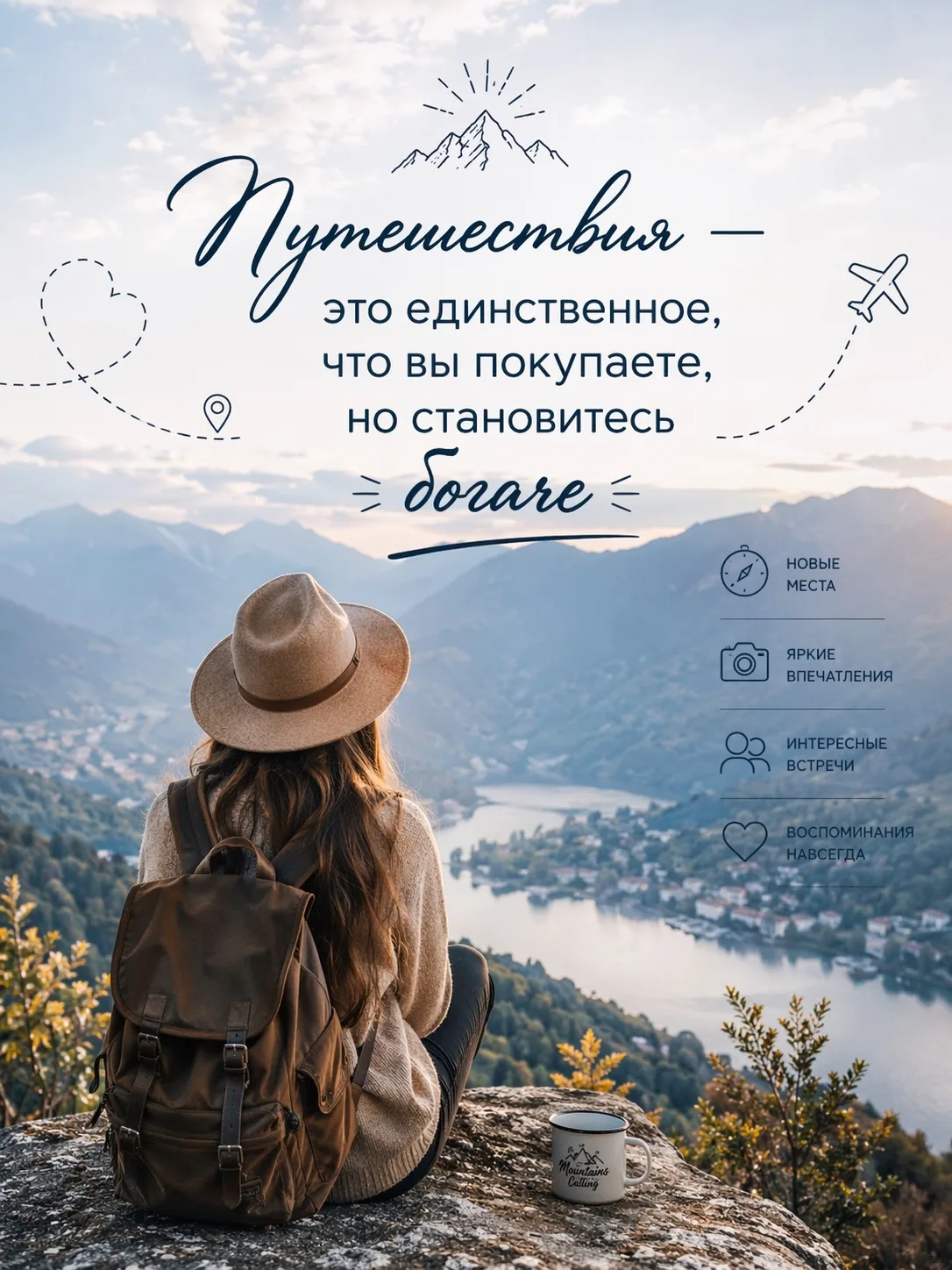 «Путешествия — это единственное, что вы покупаете, но становитесь богаче».