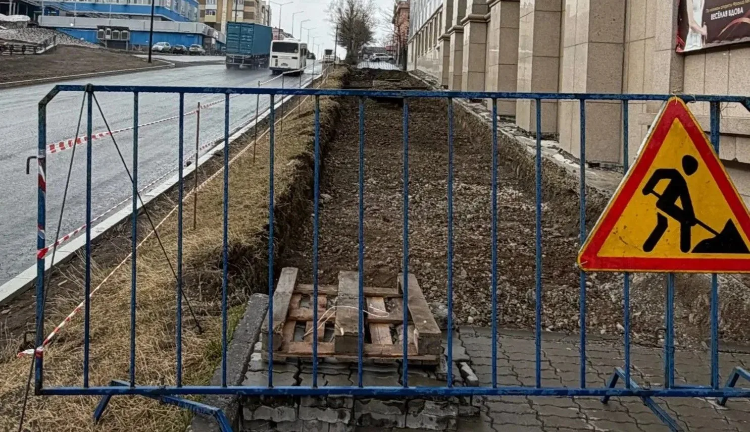 Схема движения для пешеходов на период ремонта улицы Ленинской   В Петропавловске-Камчатском разрабо