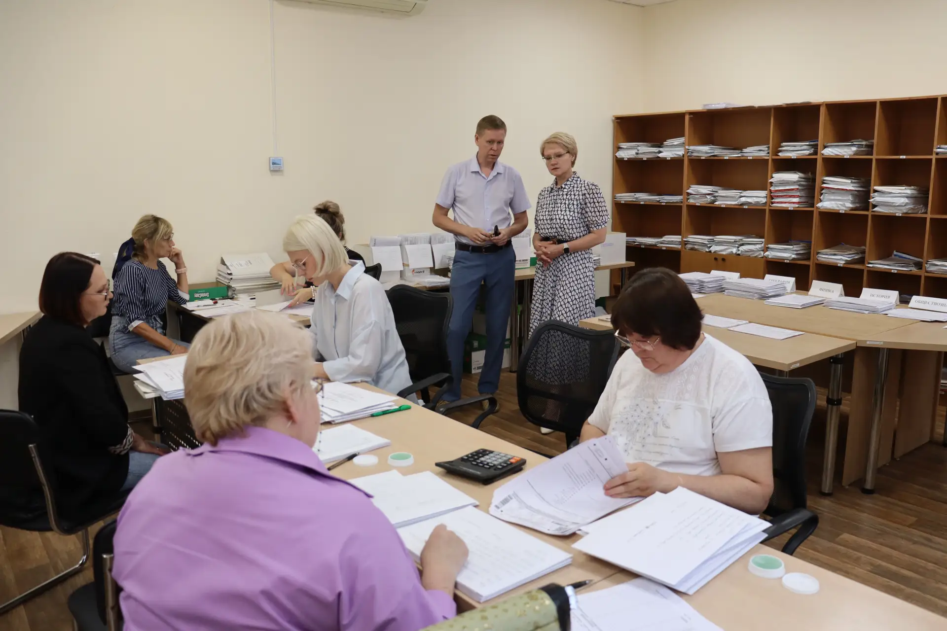 📣Министр образования и науки Марий Эл Лариса Ревуцкая посетила «сердце» экзаменационно...