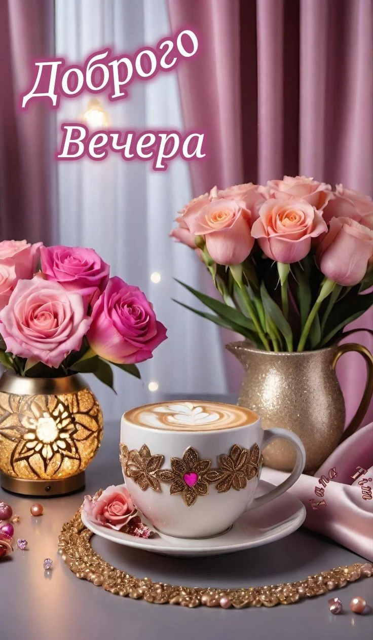 Хорошего вечера! Приятного отдыха! ✨🌹
