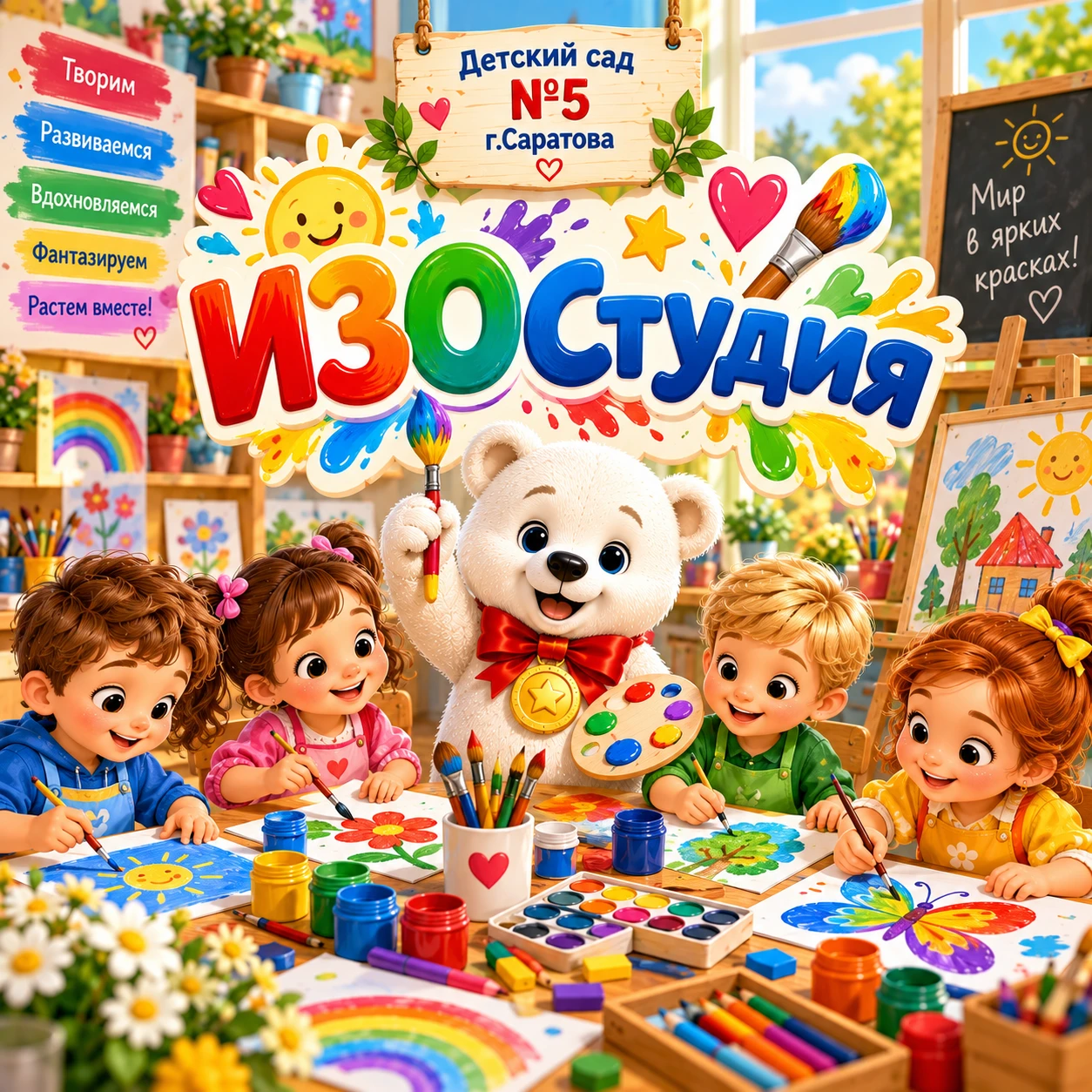 Первые шаги в мир искусства: наши маленькие творцы! 🎨
