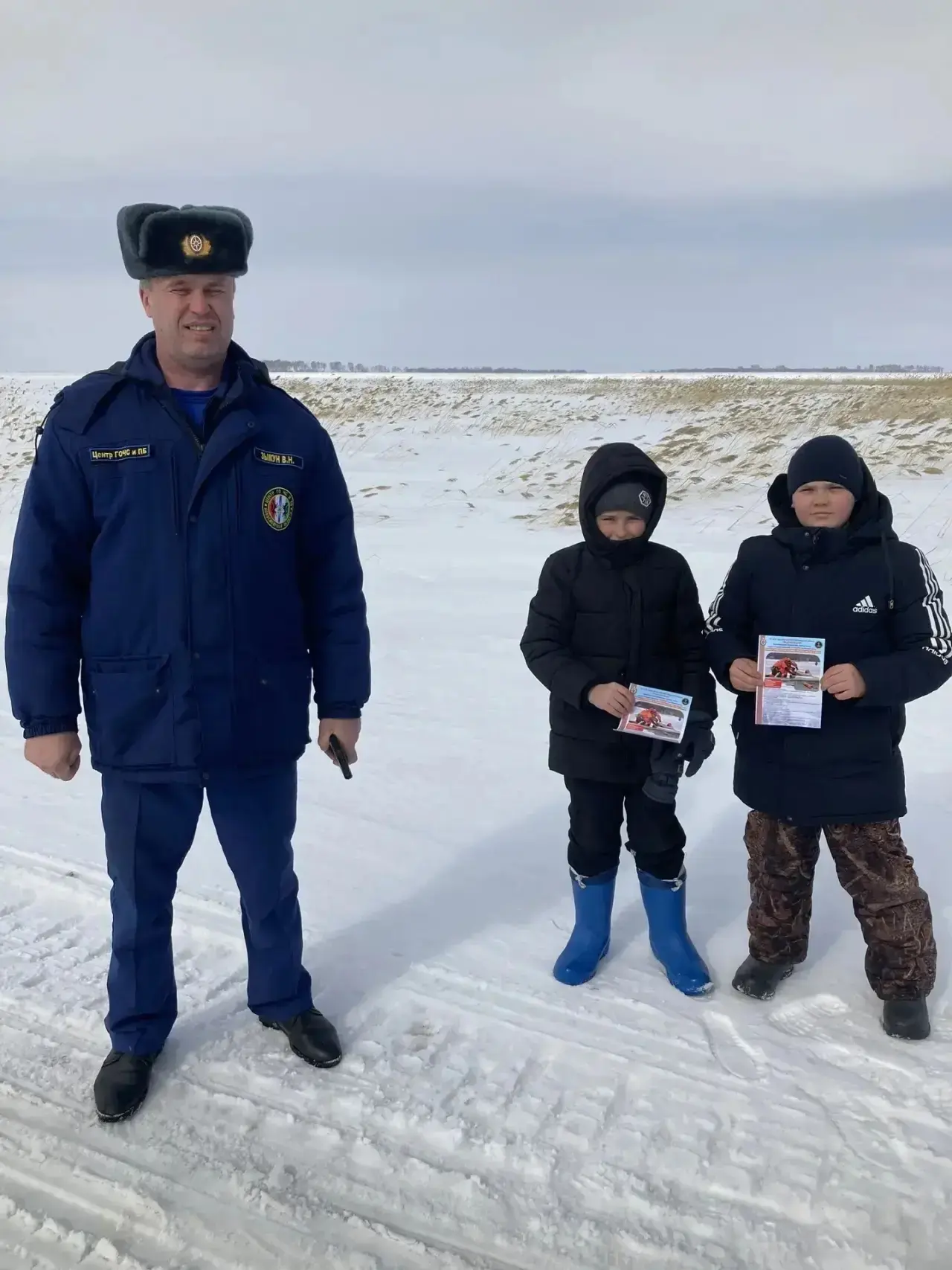 Технике на льду не место!  ❗❗❗ Группировка сил и средств ГКУ НСО "Центр ГО, ЧС и ПБ  Новосибирской о