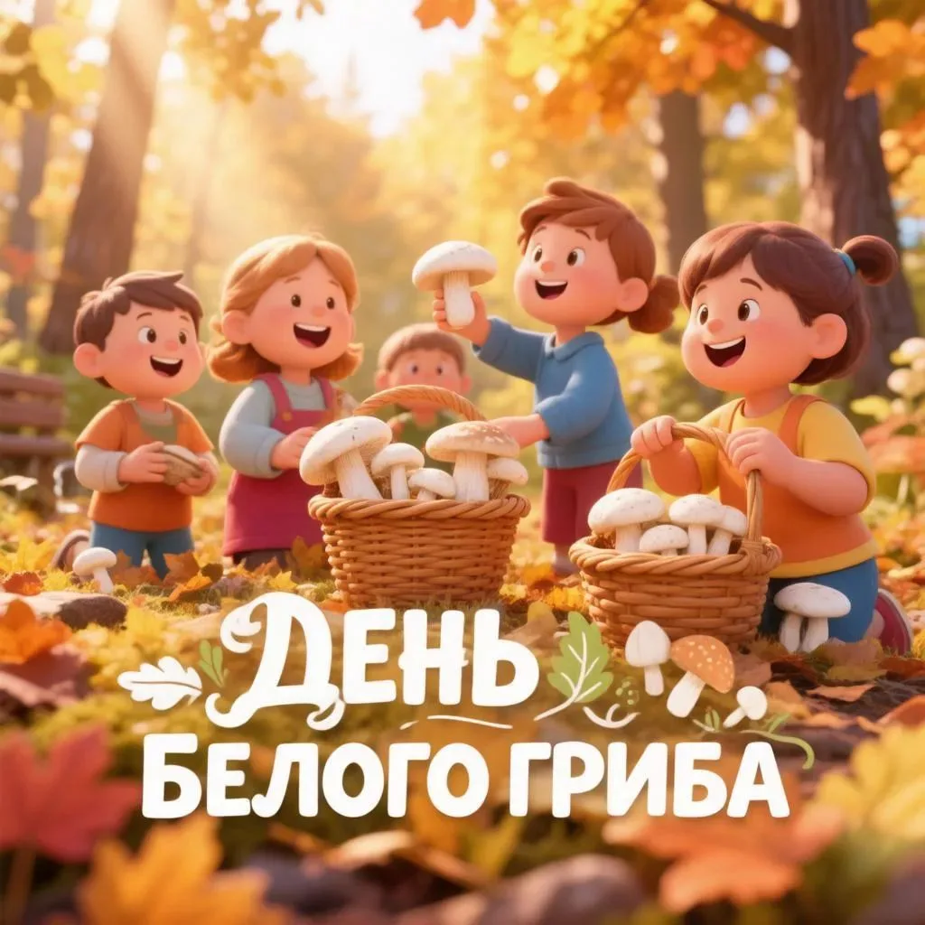 1️⃣1️⃣августа — День белого гриба🍄