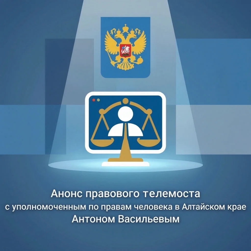 ВК:  Уполномоченный по правам человека в Алтайском крае проведет прием жителей Локтевского района по