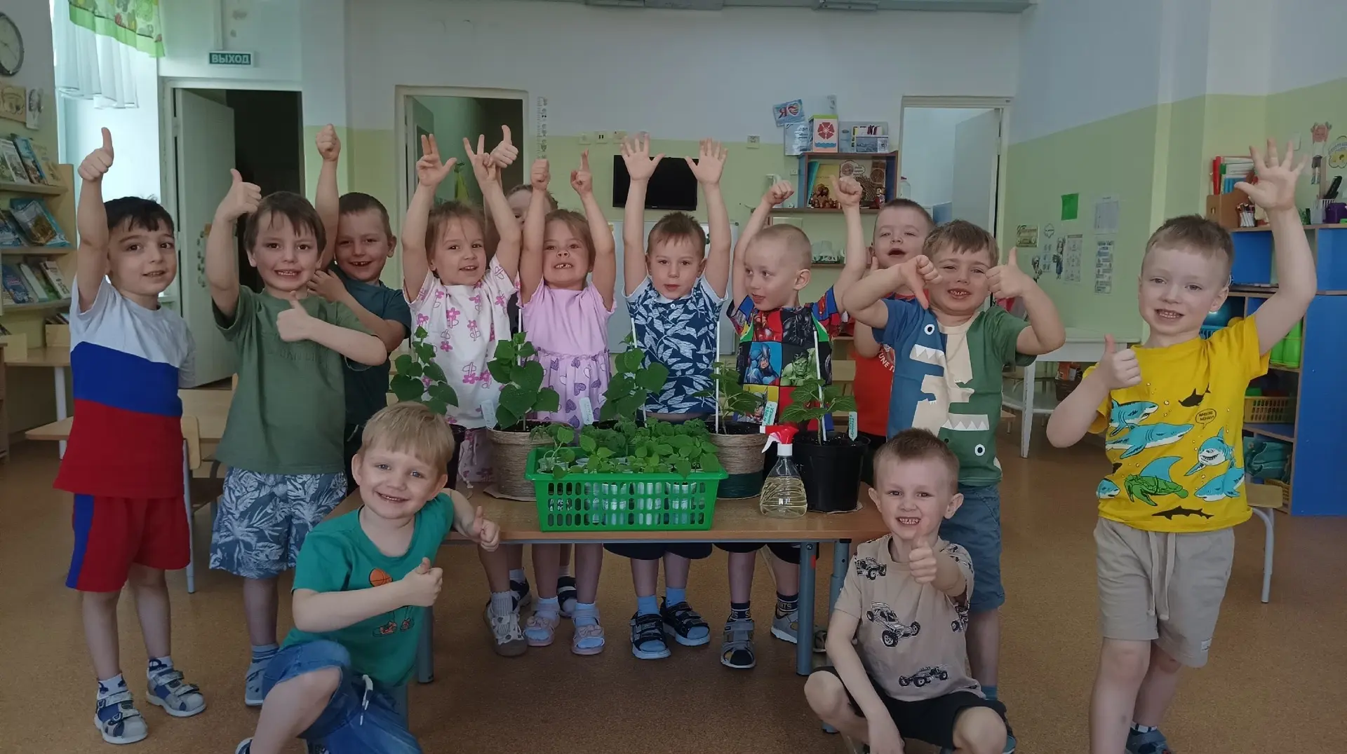 🥒🍅🍆Совсем недавно дети группы № 2.12 под руководством воспитателей посадили семена о...