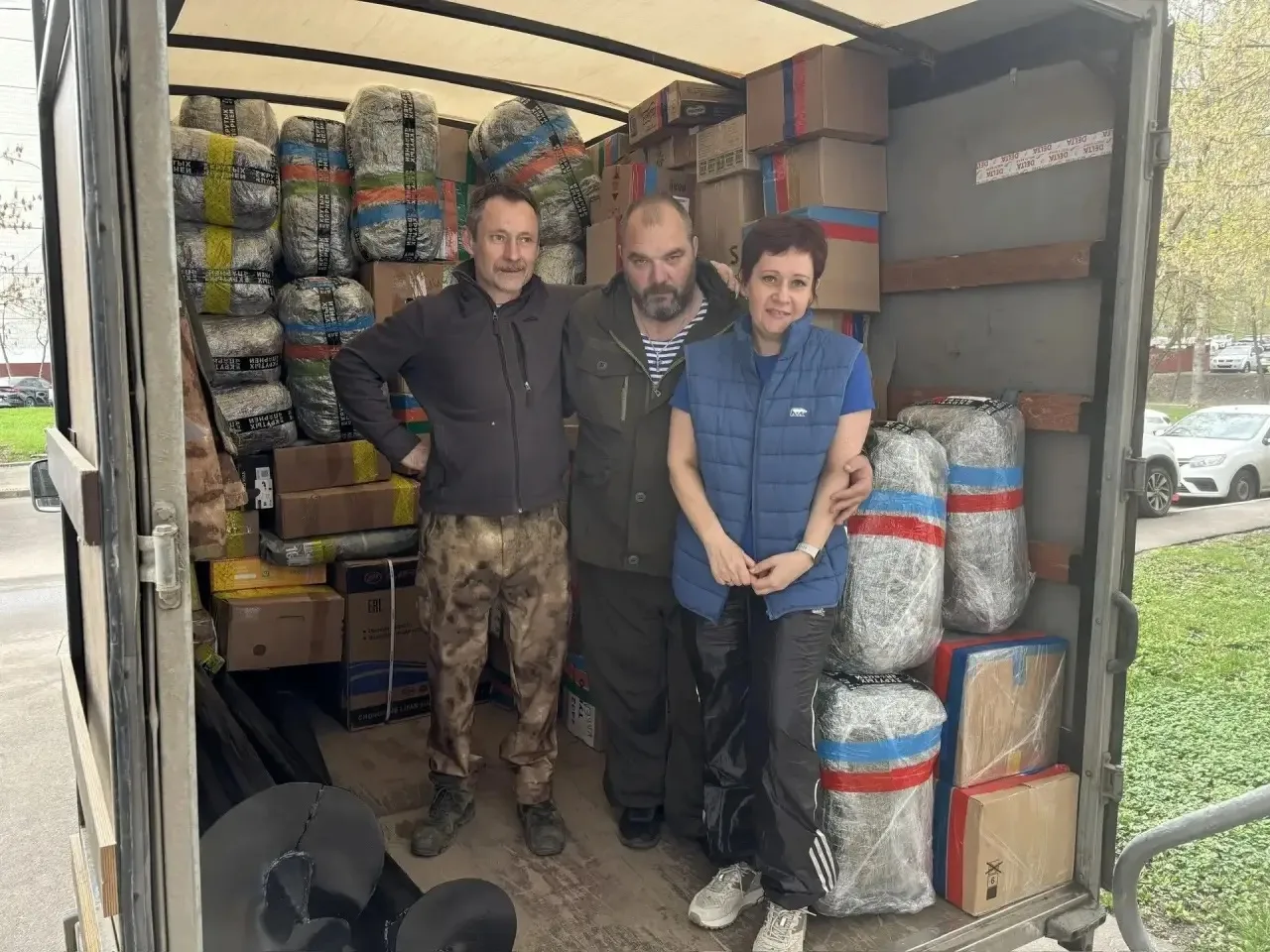📦 Гуманитарный груз из Северного Медведково доставлен адресатам и передан подразделениям