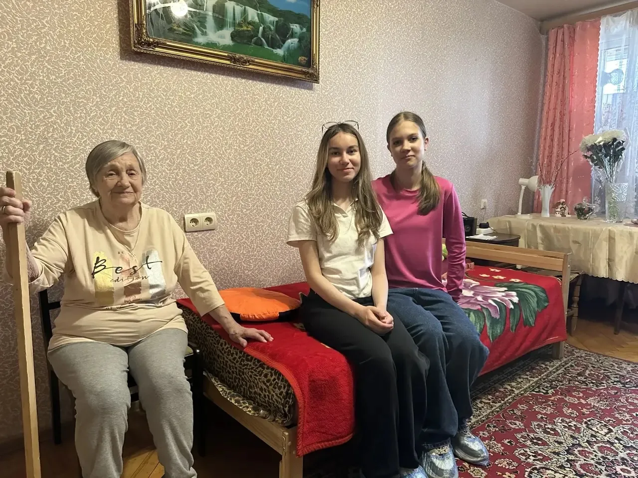 Стало доброй традицией в канун великого праздника навестить нашего доброго друга Маркачеву Марию Тих