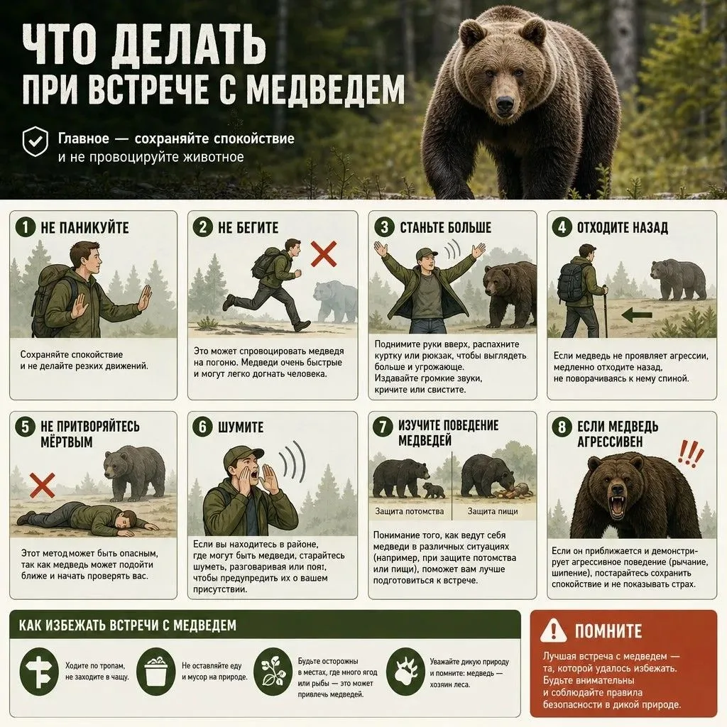 Большинство нападений диких животных провоцирует сам человек — из‑за незнания элементарных правил. В