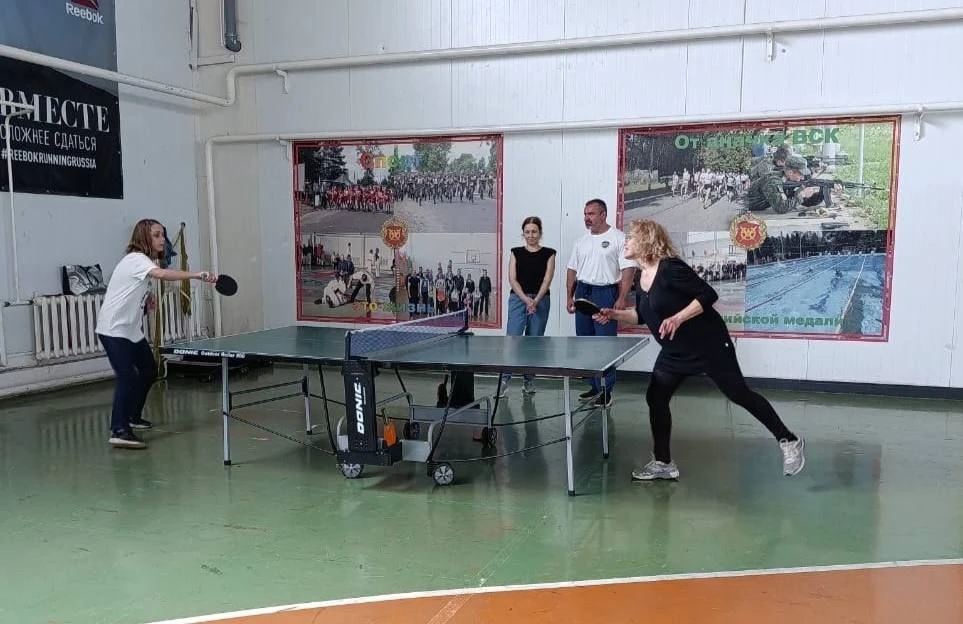 🏓Очередная тренировка по настольному теннису состоялась сегодня в Калининце в группе "Активное долг