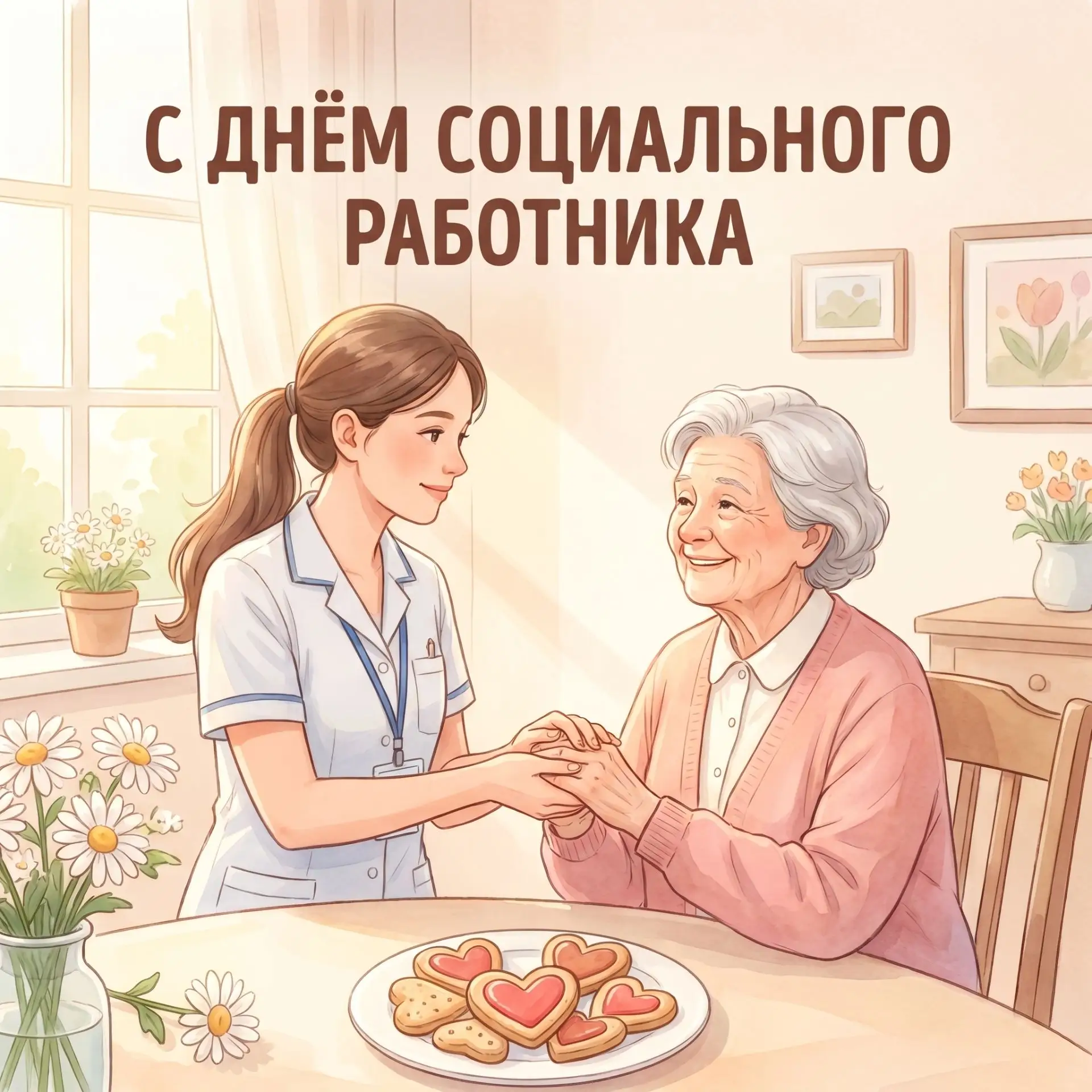 Забота — это работа 24/7 💙Сегодня, в День социального работника, мы говорим «спасибо» тем, кто кажд