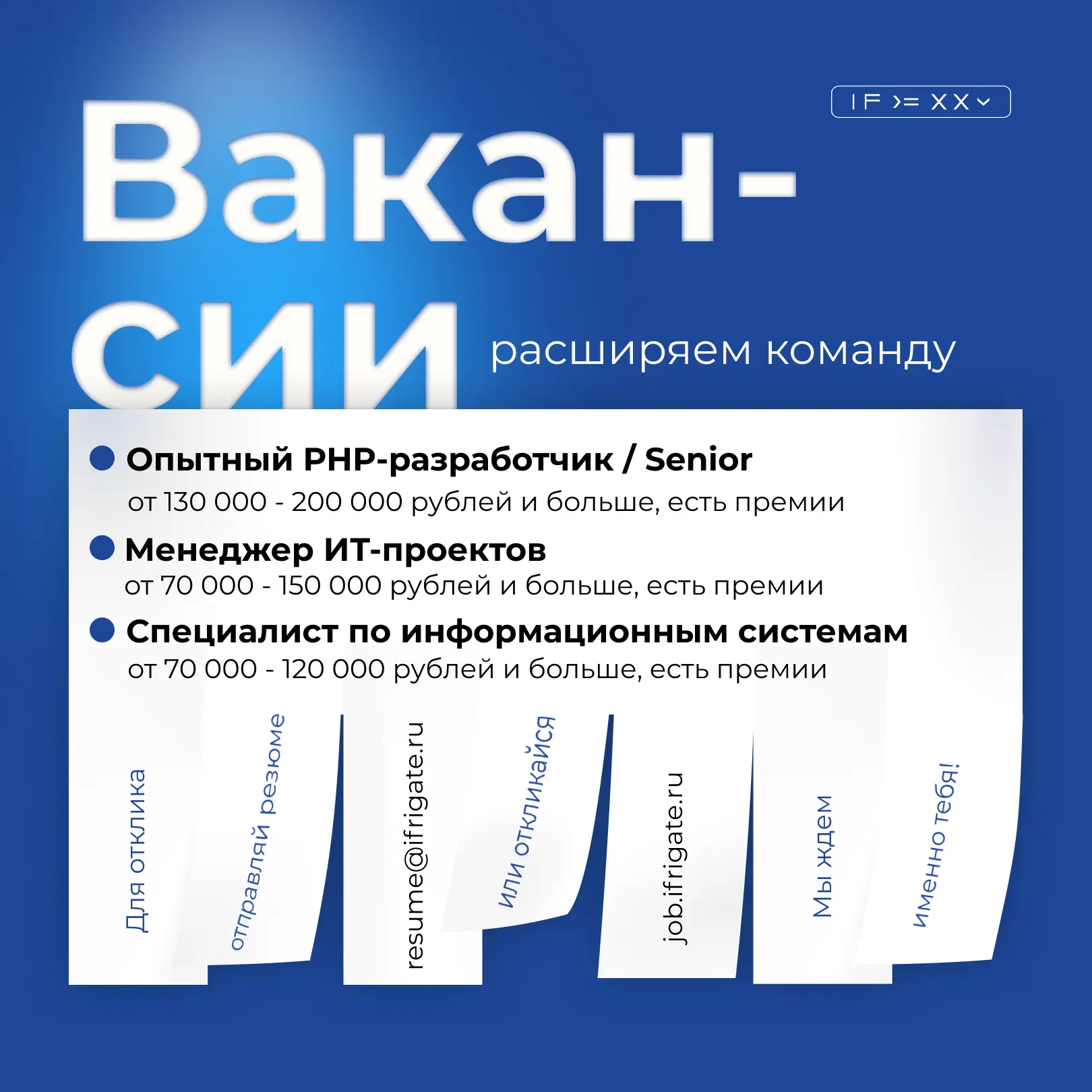 «Интернет-Фрегат» расширяет команду!