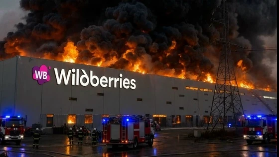 Пожар на складе Wildberries в Новосаратовке полностью ликвидирован. Возгорание удалось ...