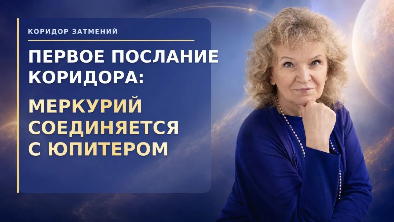 ✨15 августа соединение Меркурия с Юпитером может принести первое послание коридора затм...