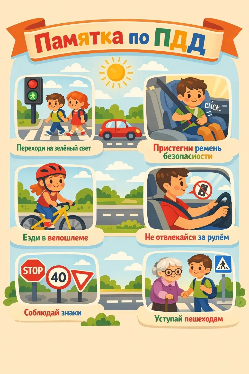 ✨ ПДД В ДЕТСКОМ САДУ .
