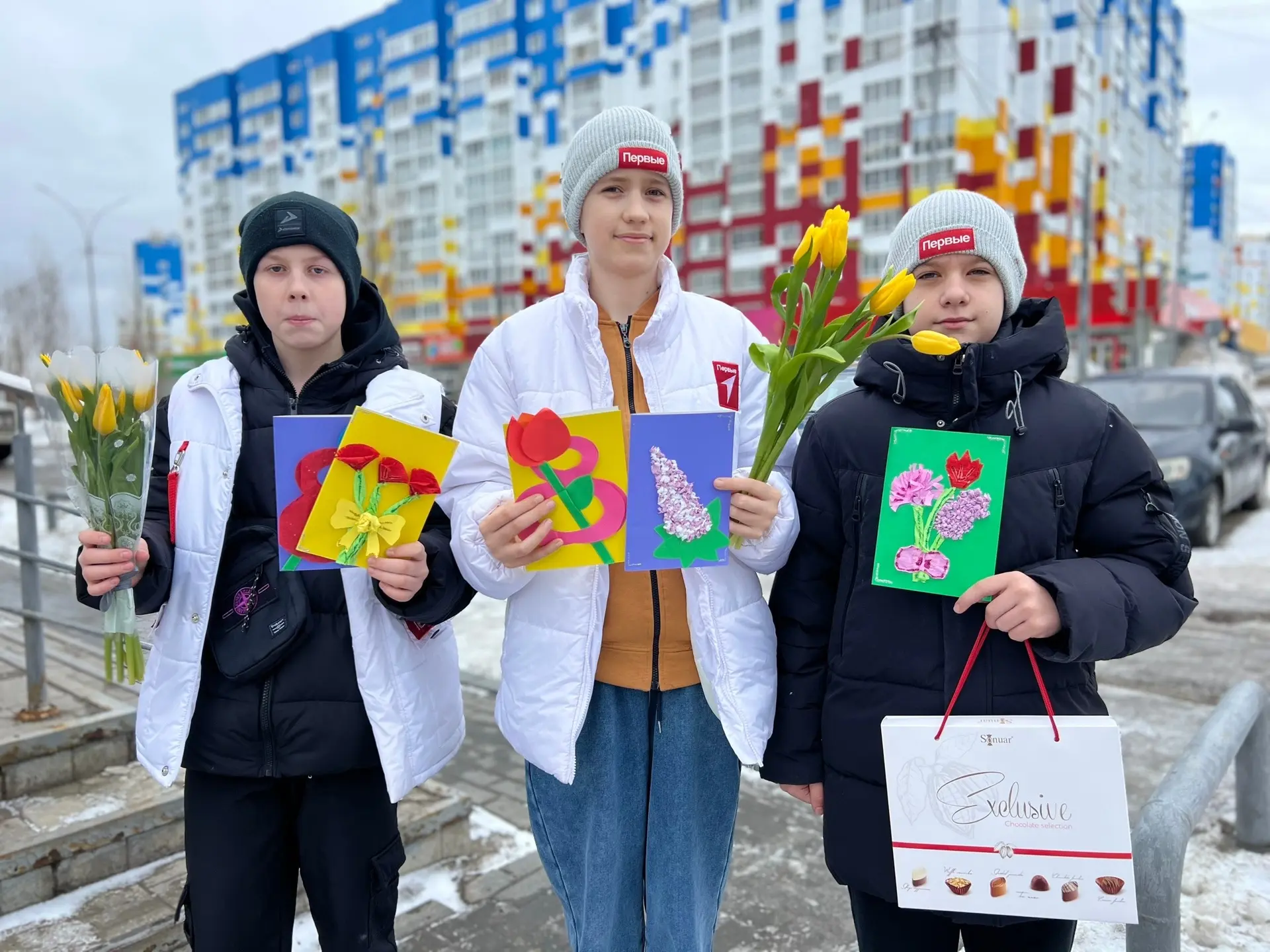 🌷Первые школы им. М. Ю. Лермонтова села Засечное приняли участие во Всероссийской акции «Вам, любимы