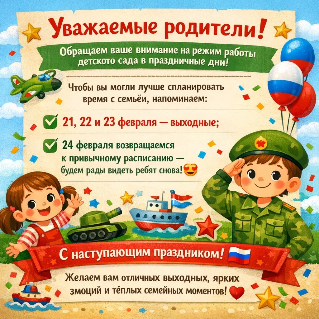 Уважаемые родители!