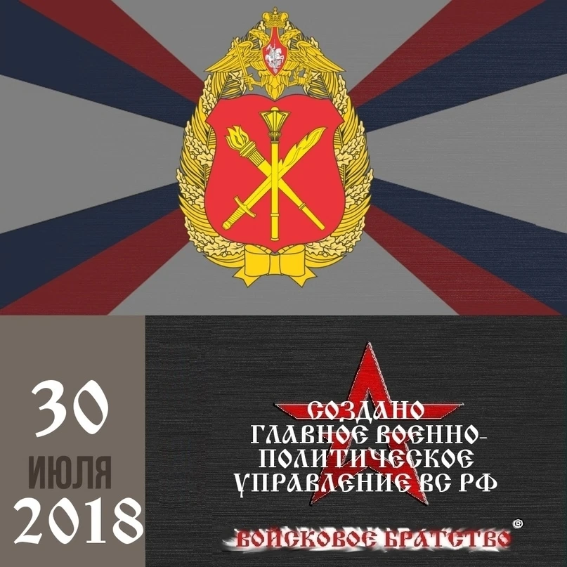 Главное военно-политическое управление было учреждено 30 июля 2018 года указом Президента Российской