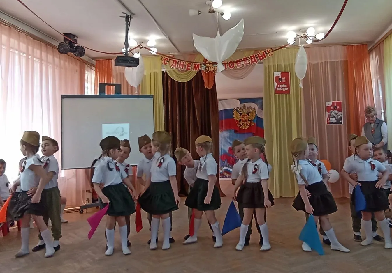 🎗В рамках празднования 81-й годовщины Победы в Великой Отечественной войне в нашем детском саду (3 к